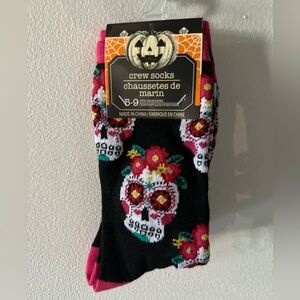 Pair of Sugar Skull Socks